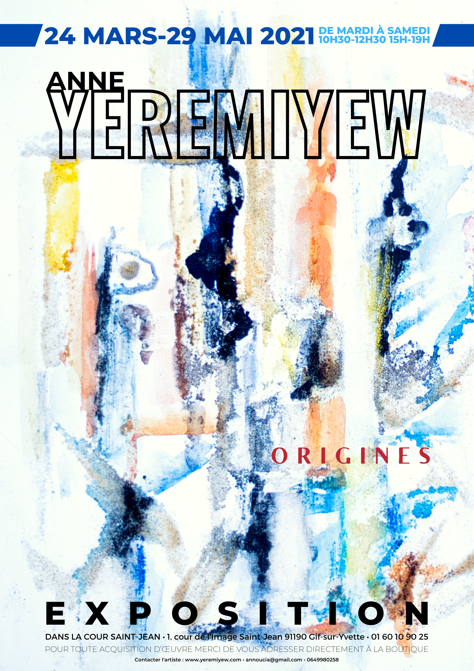 OriginesDans la Cour Saint-Jean, Gif-sur-Yvette24 mars – 29 mai 2021